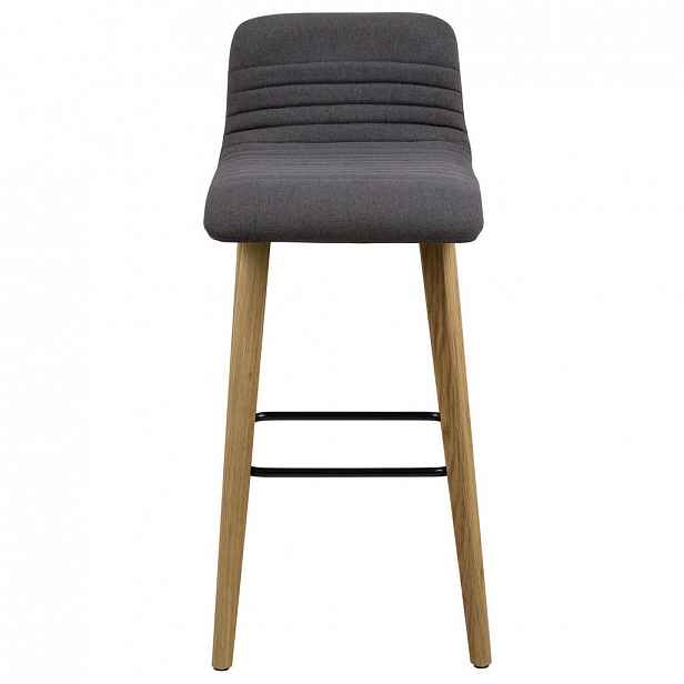 Sada 2 šedých barových židlí Actona Arosa, dub, 44 - 47 - 101 cm