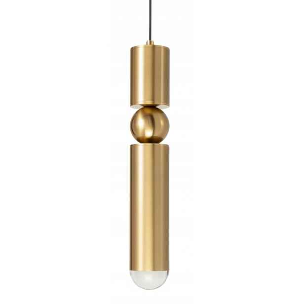 Závěsná lampa zlatá G9 Tuba
