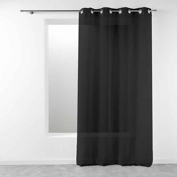 Černá záclona 140x280 cm Telma – douceur d'intérieur