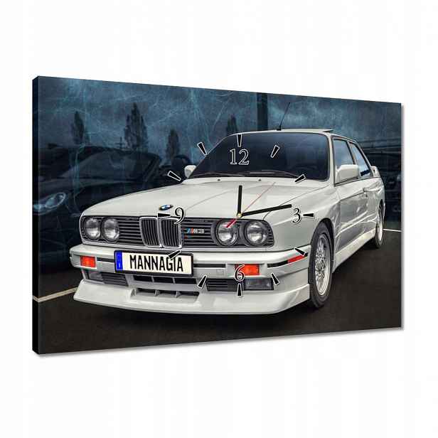 Hodiny 60x40 Bmw M3 E30 Trojka 3er