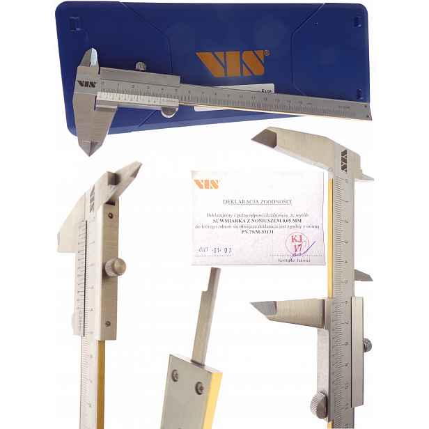 Posuvník 150 mm Noniusový Vis Tin L150 0,05 Šroub