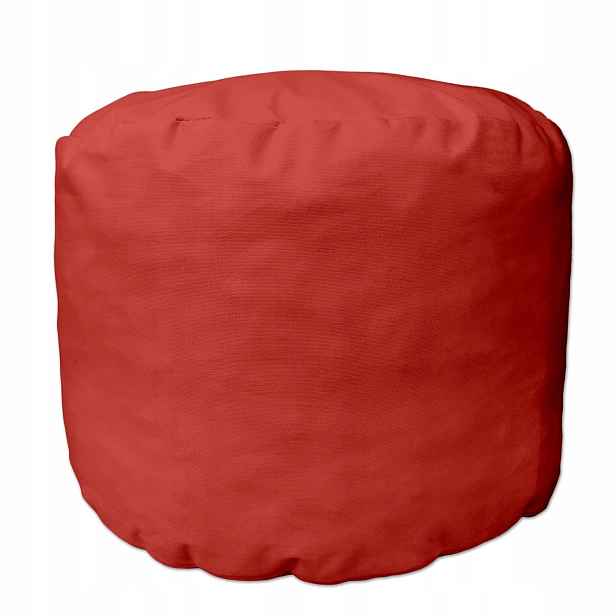 Taburet Pohodlné Sedadlo Červený Puf 45x30 cm