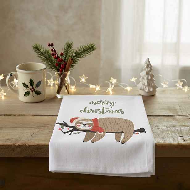 Vánoční utěrka LOVELY CHRISTMAS mikrovlákno 38x63 cm motiv LENOCHOD