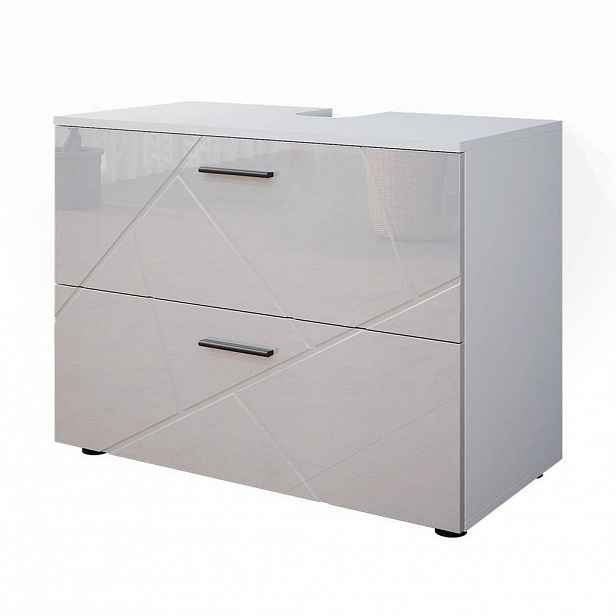 Vicco DOLNÍ SKŘÍŇKA POD DŘEZ Irma Bílá vysoký lesk 80 x 58.6 cm