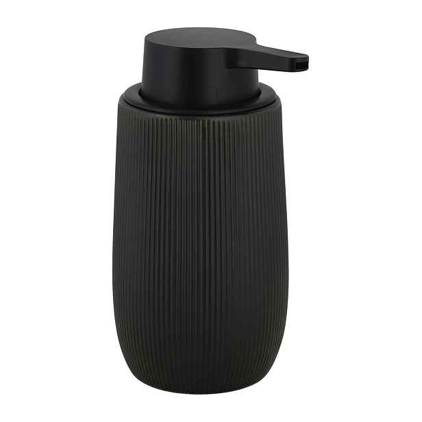 Černý plastový dávkovač mýdla 400 ml Fablo – Wenko