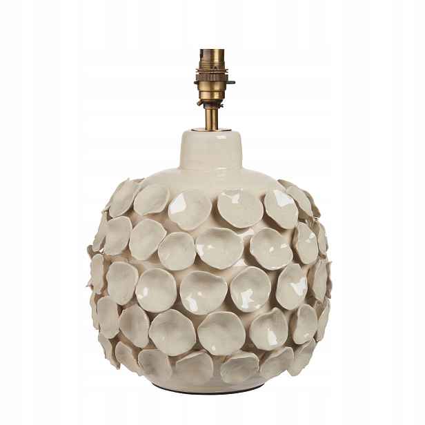 Endon Podstava stolní lampy art deco krémová 32 cm keramická IP20
