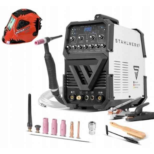 Invertorová Svařečka 2V1 Stahlwerk Tig Ac DC 200 Pulse St Mma Hf 2T/4T