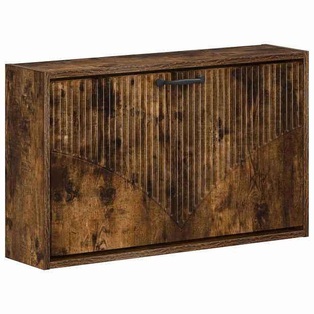 vidaXL Nástěnná skříň na boty HOORN 71 x 17 x 43 cm Kompozitní dřevo