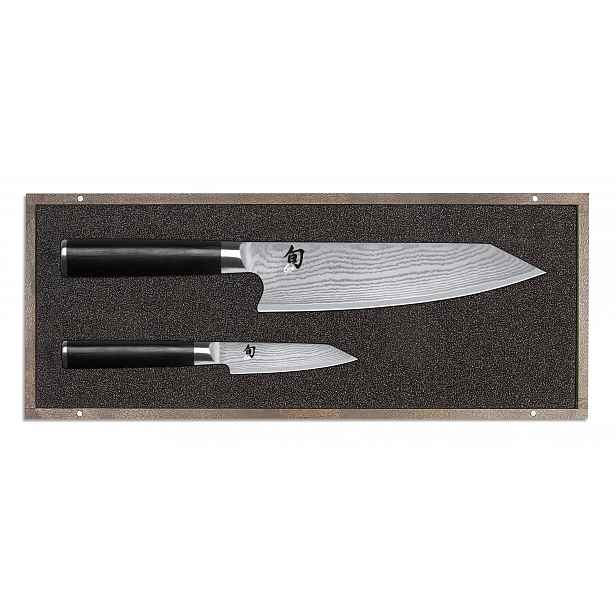 Shun Classic Sada 2 nožů (DM-0771, DM-0772), dřevěná krabička
