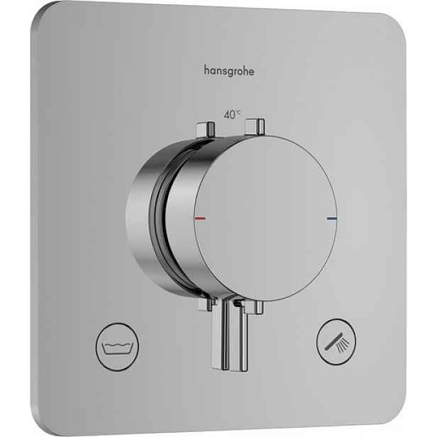 Sprchová a vanová baterie Hansgrohe Ecostat Comfort Q bez podomítkového tělesa chrom 33717000