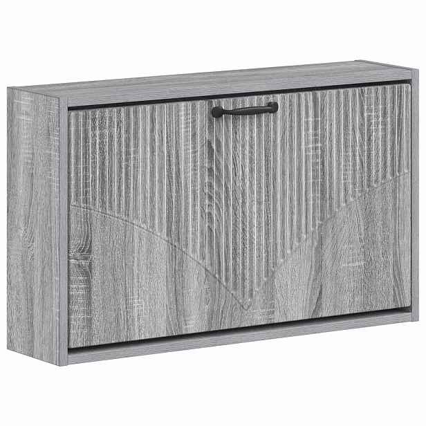 vidaXL Nástěnná skříň na boty HOORN 71 x 17 x 43 cm Kompozitní dřevo