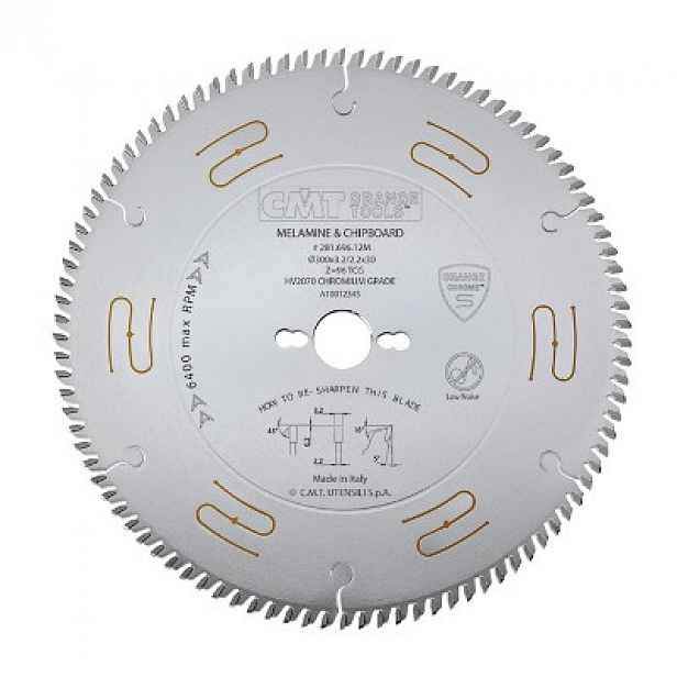 Cmt 281.708.14M Pila Hm D=350 F=30 Z=108 K=3,5/2,5 COMBI3 Chrom