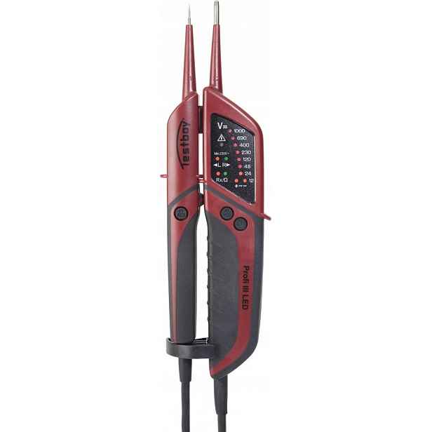Dvoupólový tester napětí Profi III Led 6-1000 V Ac 6-1400 V DC IP65