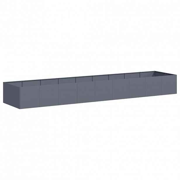 vidaXL Truhlík antracitový 360x80x40 cm ocel