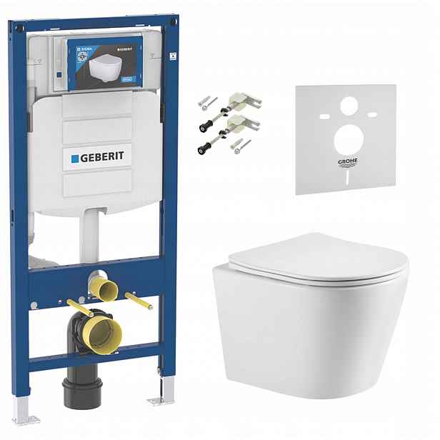 5v1 Podomítkový Wc Set Stelaz Geberit Wc Mísa Elanta Tornado Imprese