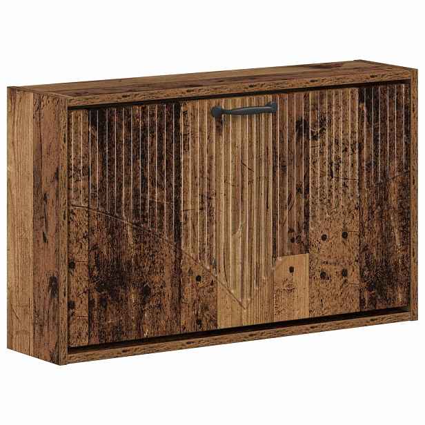 vidaXL Nástěnná skříň na boty HOORN 71 x 17 x 43 cm Kompozitní dřevo