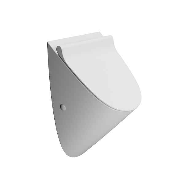 GSI COMMUNITY urinál se zakrytým přívodem vody s otvory pro víko, Rimless, 31x54,5cm, bílá mat