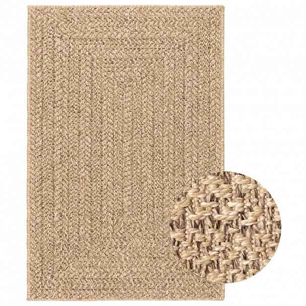 vidaXL Koberec ZIZUR 200 x 290 cm jutový vzhled interiér i exteriér