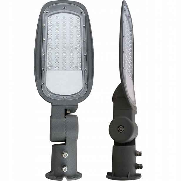 Parkovací pouliční lampa Led Pohyblivé svítidlo 40W 5600lm 4000K IP66 Šedá