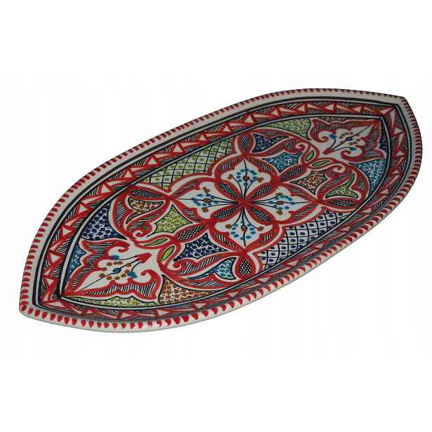 Gruzie Chaczapuri Pide Pizza Turecká Pizza Velký Krásný Talíř 43 cm