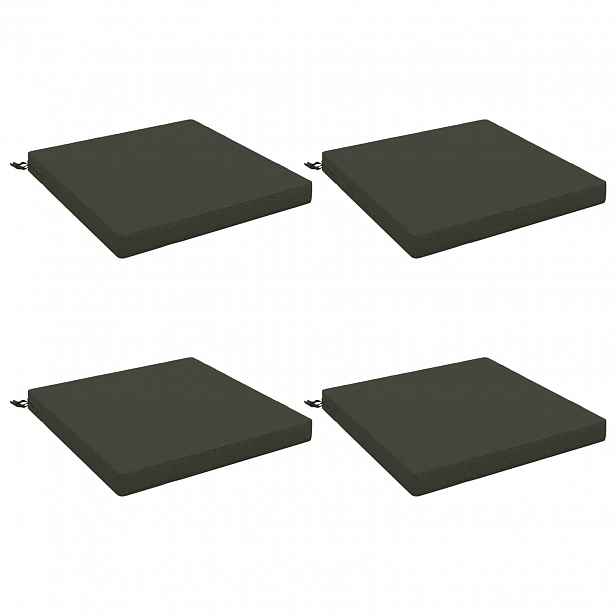 vidaXL Polstry ve 4 kusech SOEST 4 ks 100% polyester Antracitová