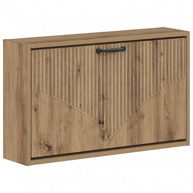 vidaXL Nástěnná skříň na boty HOORN 71 x 17 x 43 cm Kompozitní dřevo