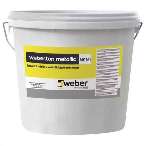 Barva fasádní weberton metallic 09 5 kg