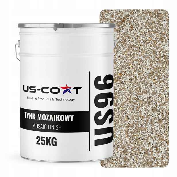 Mozaiková Omítka Mozaika 25 Kg Béžová Se Zlatou Slídou M64 Pryskyřičná Fasáda