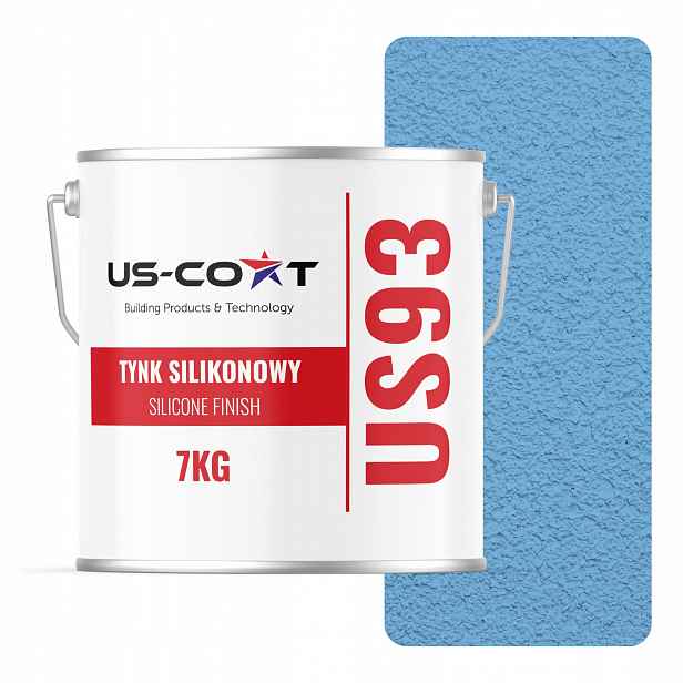 Silikonová Fasádní Omítka Modrá F116 7KG Beránek Granulace 1.5mm