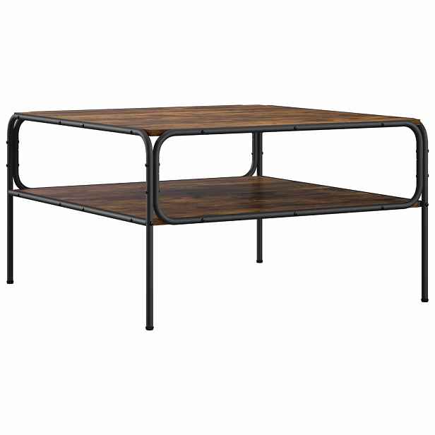 vidaXL Boční stůl Kouřový dub 100 x 50 x 46 cm Kompozitní dřevo