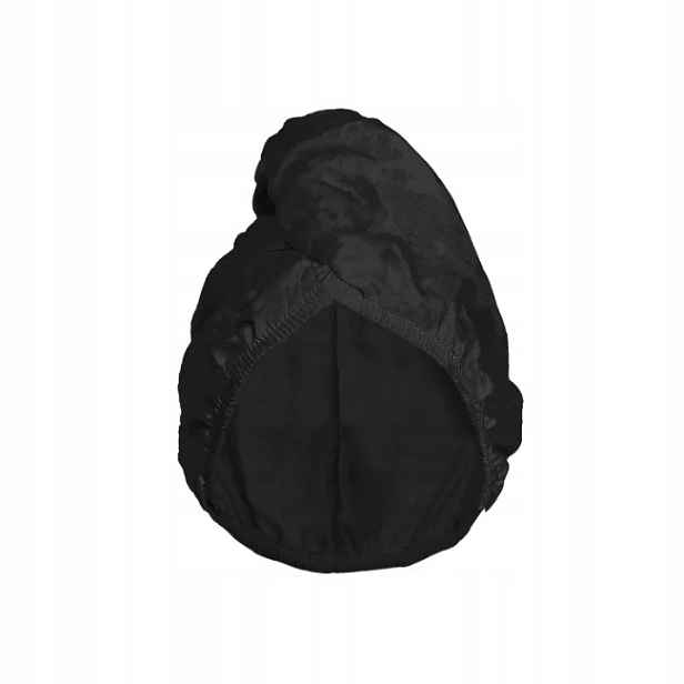 Eco-friendly Sports Hair Wrap sportovní turbanový ručník na vlasy, černý