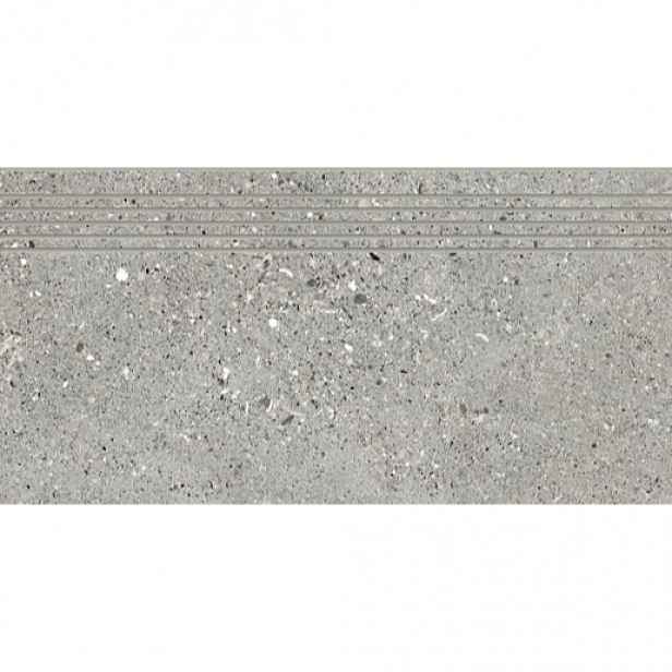 Schodovka Fineza Breccia šedá 30x60 cm mat SCBRECCIA36GR