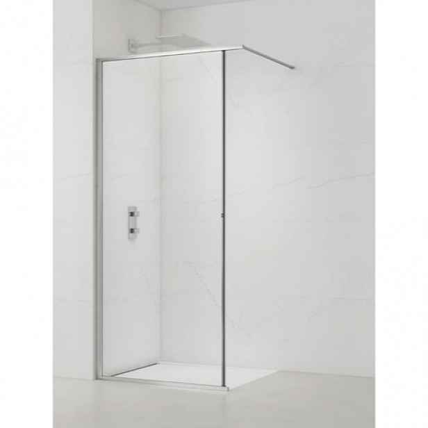 Sprchová zástěna SAT Walk-In se stírací lištou 90 cm SATWISL90