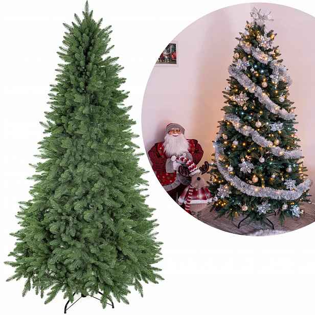 Vánoční Strom Premium Umělý Hustý Zelený 180 cm Full Pe 100% Silikonový