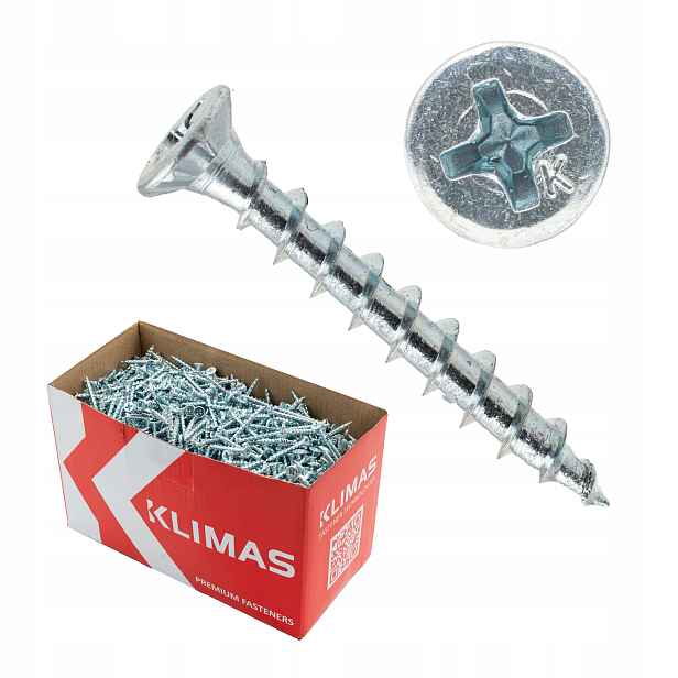 Šrouby pro upevnění do Pvc prvků 4x45 mm 1000ks