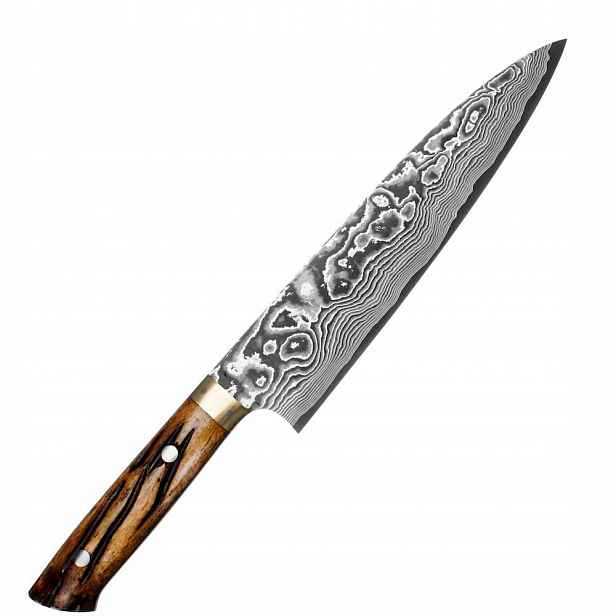 Takeshi Saji Ybb Ručně kovaný VG-10 Japonský Nůž Šéfkuchaře 18 cm
