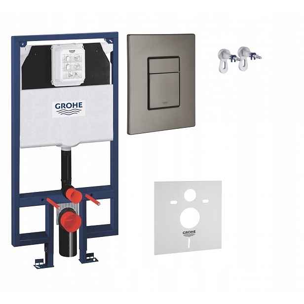Kompletní podomítkový Wc set 5v1 – stojan Grohe Slim tlačítko