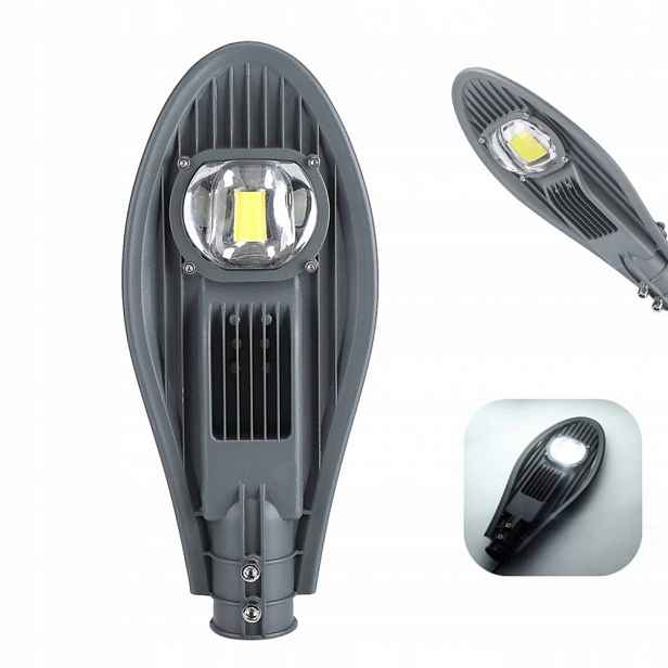 Led Pouliční Lampa 50W IP65 Výkonná 13000lm Venkovní Na Sloup