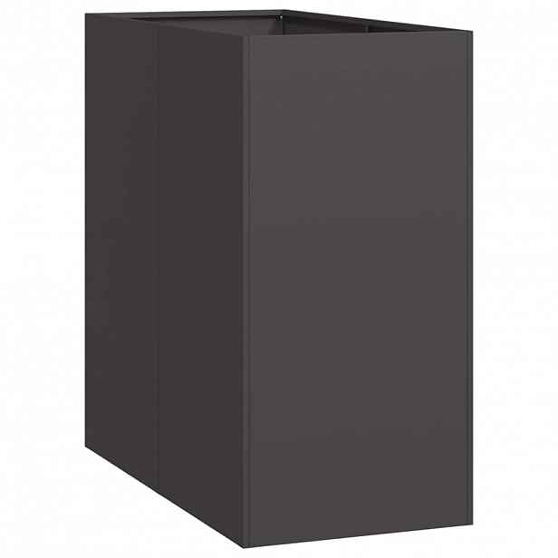 vidaXL Truhlík černý 40x80x80 cm ocel