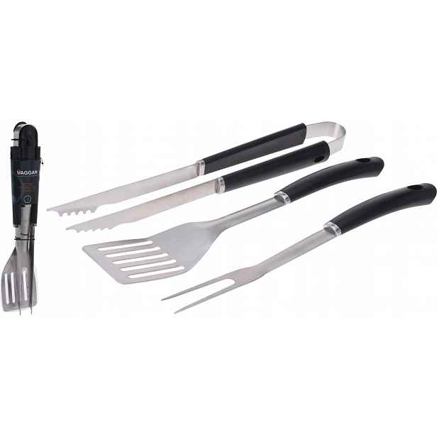 Koopman Bbq náčiní kovové s černou rukojetí