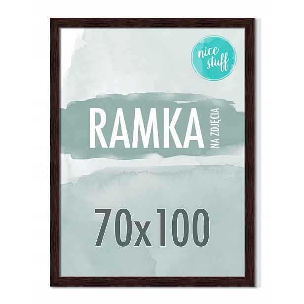 Rámeček 70x100 B1 Rámeček Na Fotografie Plakát Fotorámečky Wenge tmavě Hnědý
