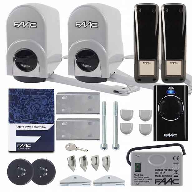 Sada pro brány Faac Energy 391 Pilot XT4 868 MHz pro křídlové brány