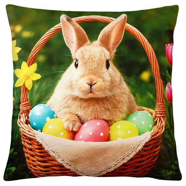 Velikonoční povlak na polštář BUNNY II. 40x40 cm Mybesthome