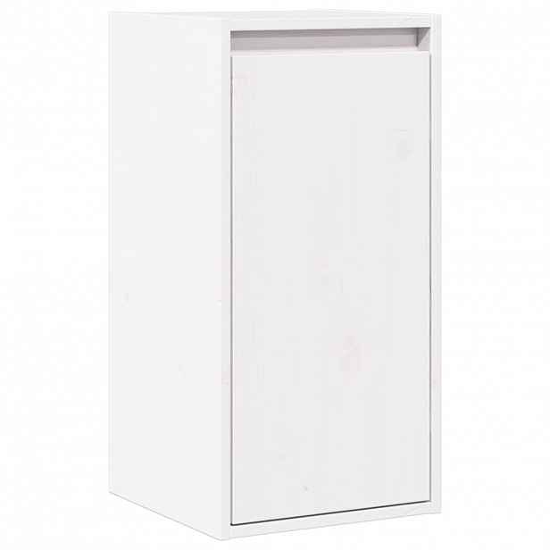 vidaXL Nástěnná skříňka bílá 30 x 30 x 60 cm masivní borové dřevo