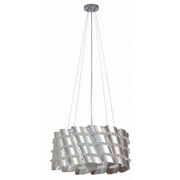 Závěsná lustrová lampa Candellux Smile stříbrná