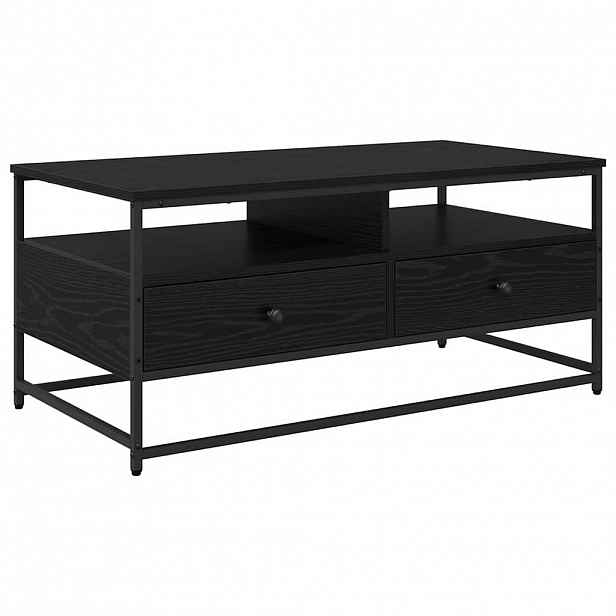 vidaXL Konferenční stolek Černý dub 100 x 51 x 45 cm Kompozitní dřevo