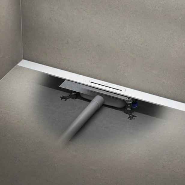 Kaldewei Flowline Zero set sprchový žlab 150 cm nerez bílá mat a odtoková souprava 940200010711+687744800000 KALDEWEISET18