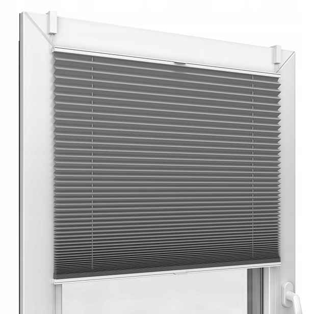 Plisy Rolety Plisované Žaluzie Plisa 55x220 cm bez vrtání