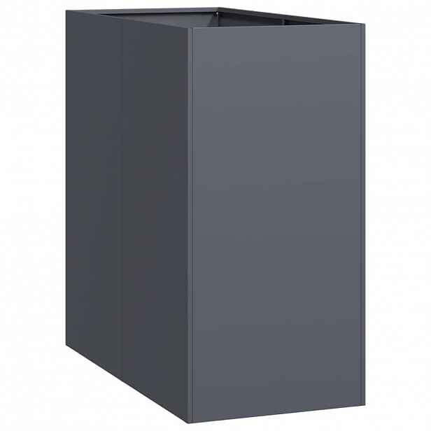 vidaXL Truhlík antracitový 40x80x80 cm ocel