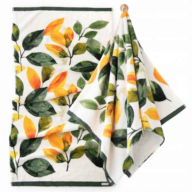 Zwoltex Citron Leaf ručník na ruce a obličej vlasů 100% bavlna 650g 50x100